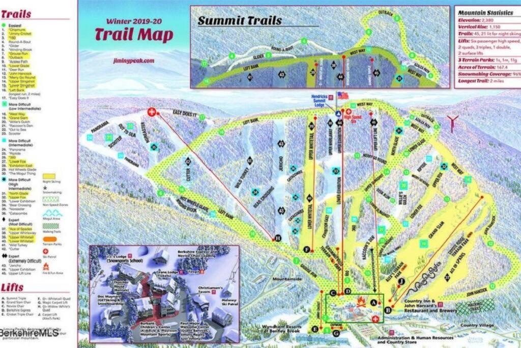 Ski On Off 1Br Suite 1St Flr Sleeps 4 Jiminy Peak Hancock Εξωτερικό φωτογραφία
